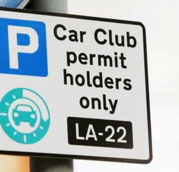 Car club sign