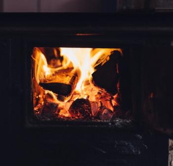 wood burning stove